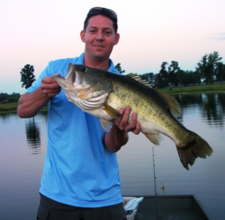 Michael Lynds landed this 10 pound giant at Huntsville - Thompson Ranch