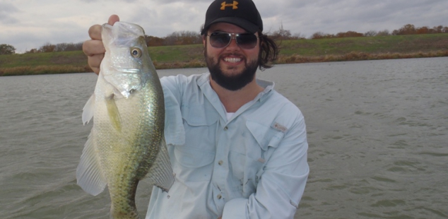 Nice, healthy fish caught by Zach Turner at Leonard Clymer Lake in mid November.