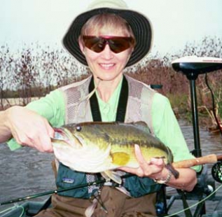 Cynthia's biggest bass