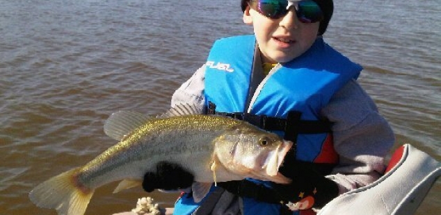 Another nice fish caught by Mark Levocks son at Ferris Triple J Ranch. Way to go buddy!
