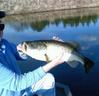 Another 10 pounder caught by Frank James at Longbranch Yates Place.